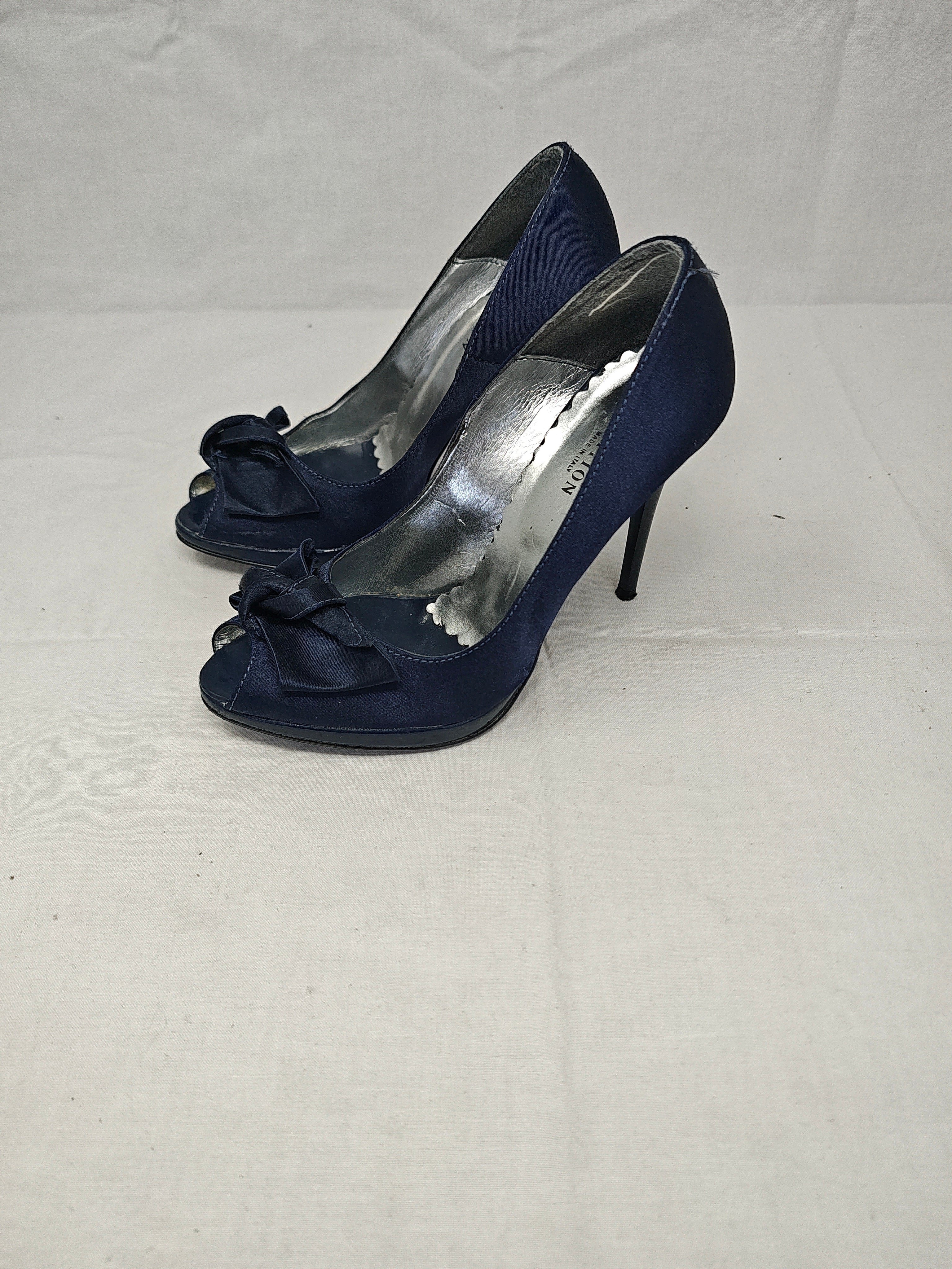 Fixtion Delcote Blu Fiocco Con Tacco  36