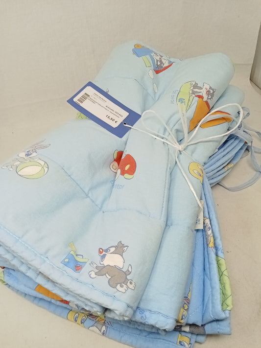 Paracolpi Per Lettino E  Trapuntata Azzurro