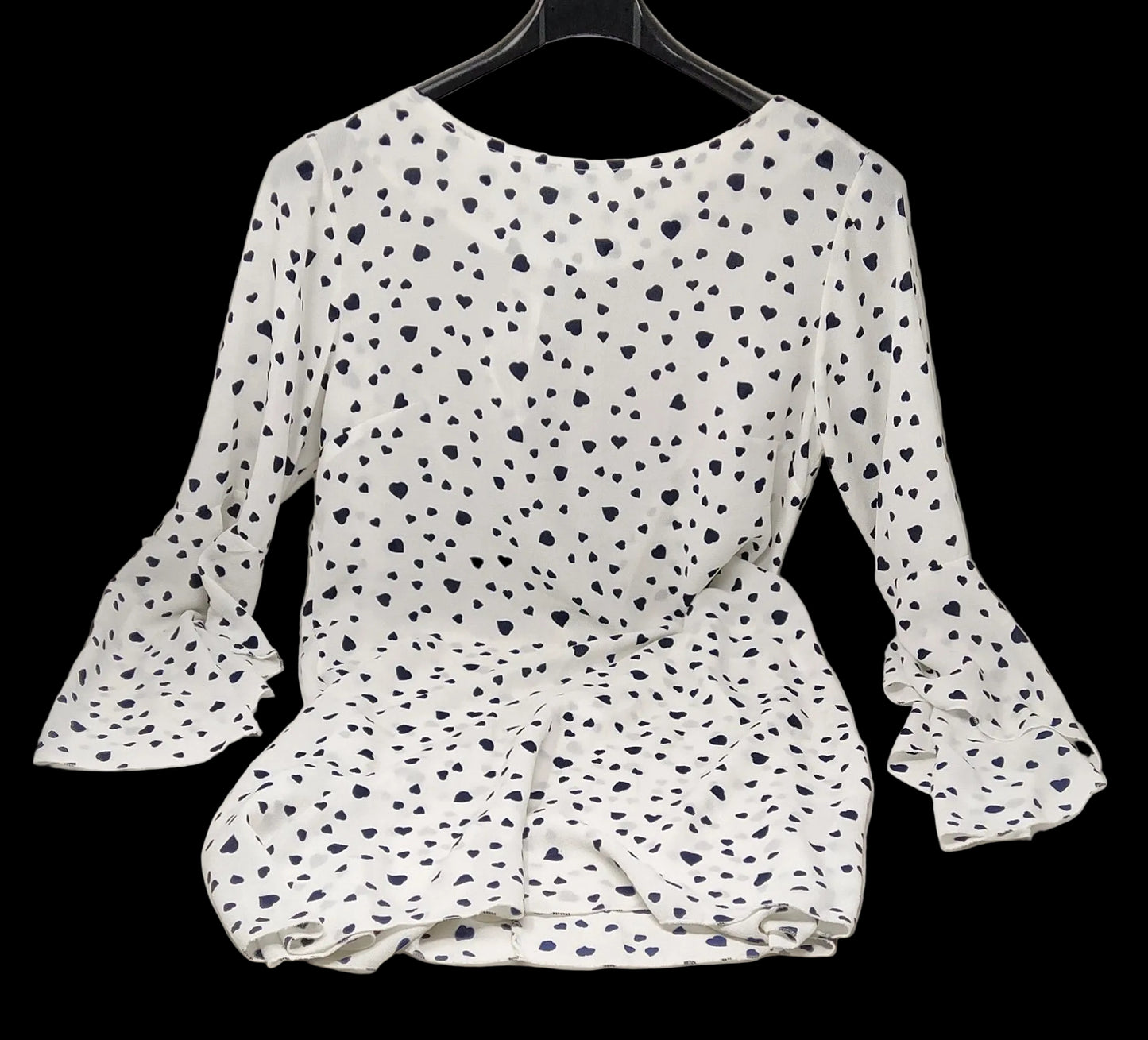 La Coccinella Abito Bco Blu Cuori