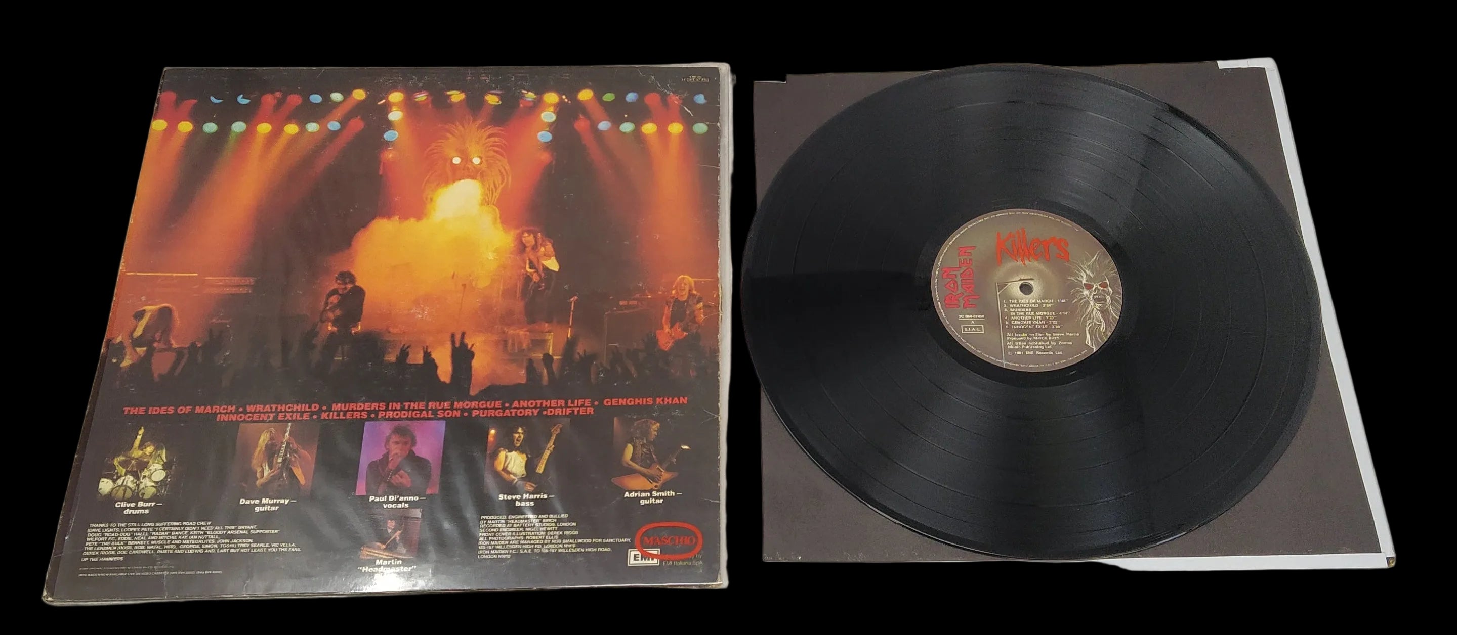 Lp 33 Giri Iron Maiden – Killers