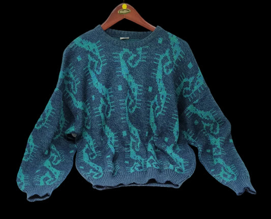 Vogue Maglione Vintage Verde L