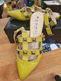Kammi Sandalo Giallo Borghe 40