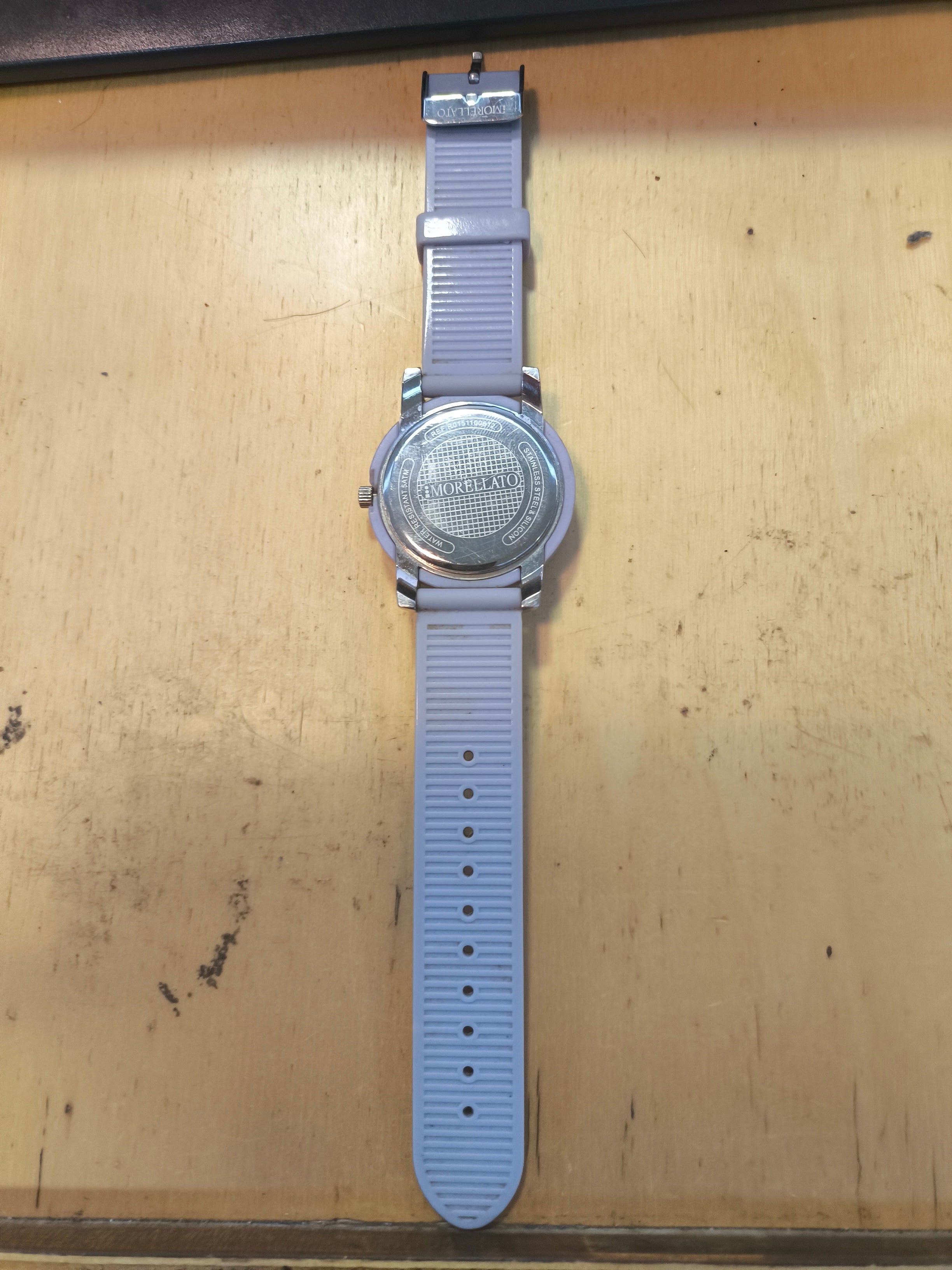 _morellato Orologio Da Polso Con Brillantini Bracciale Silicone Lilla