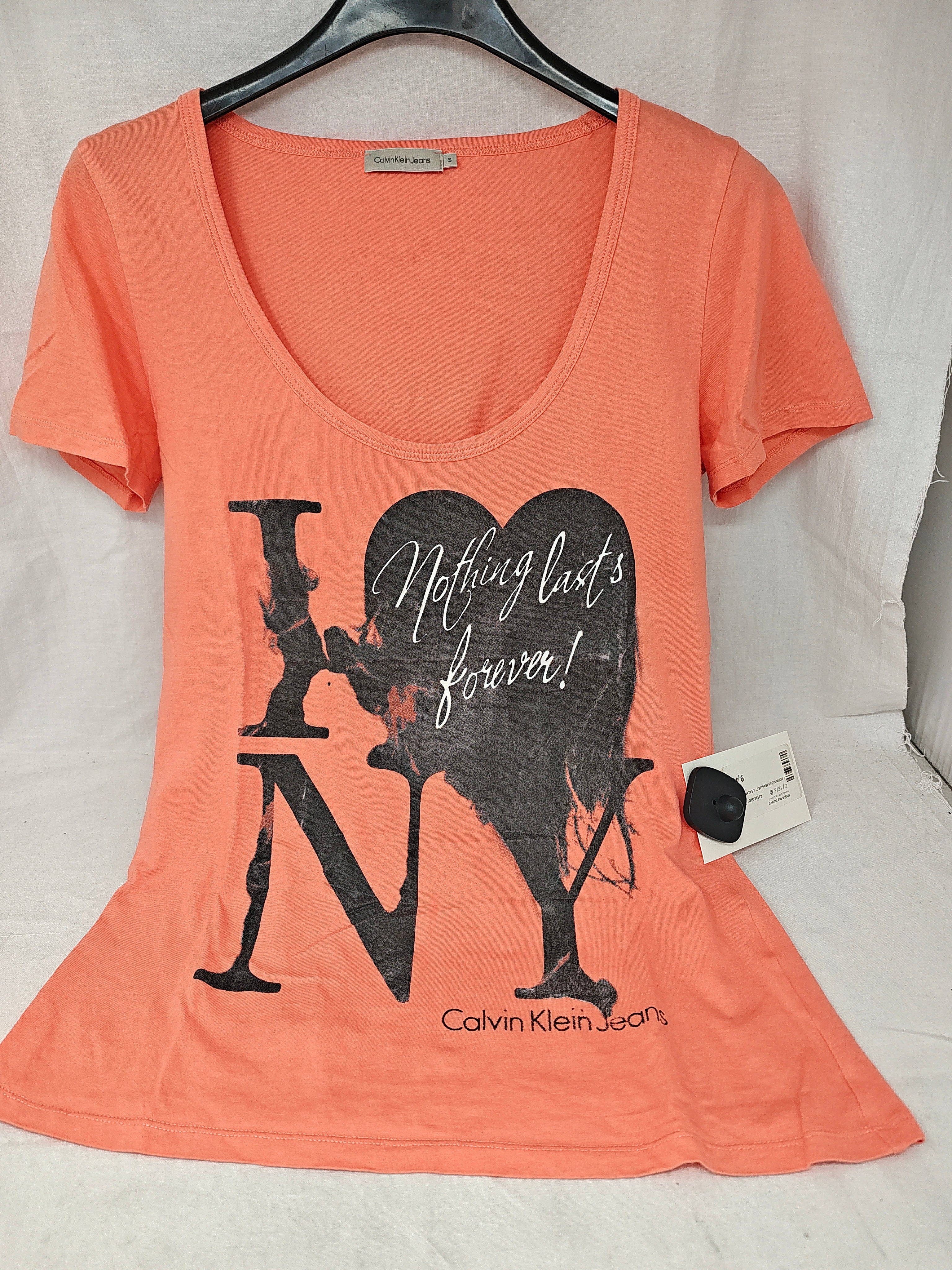 Calvin Klein Maglietta Salmone S