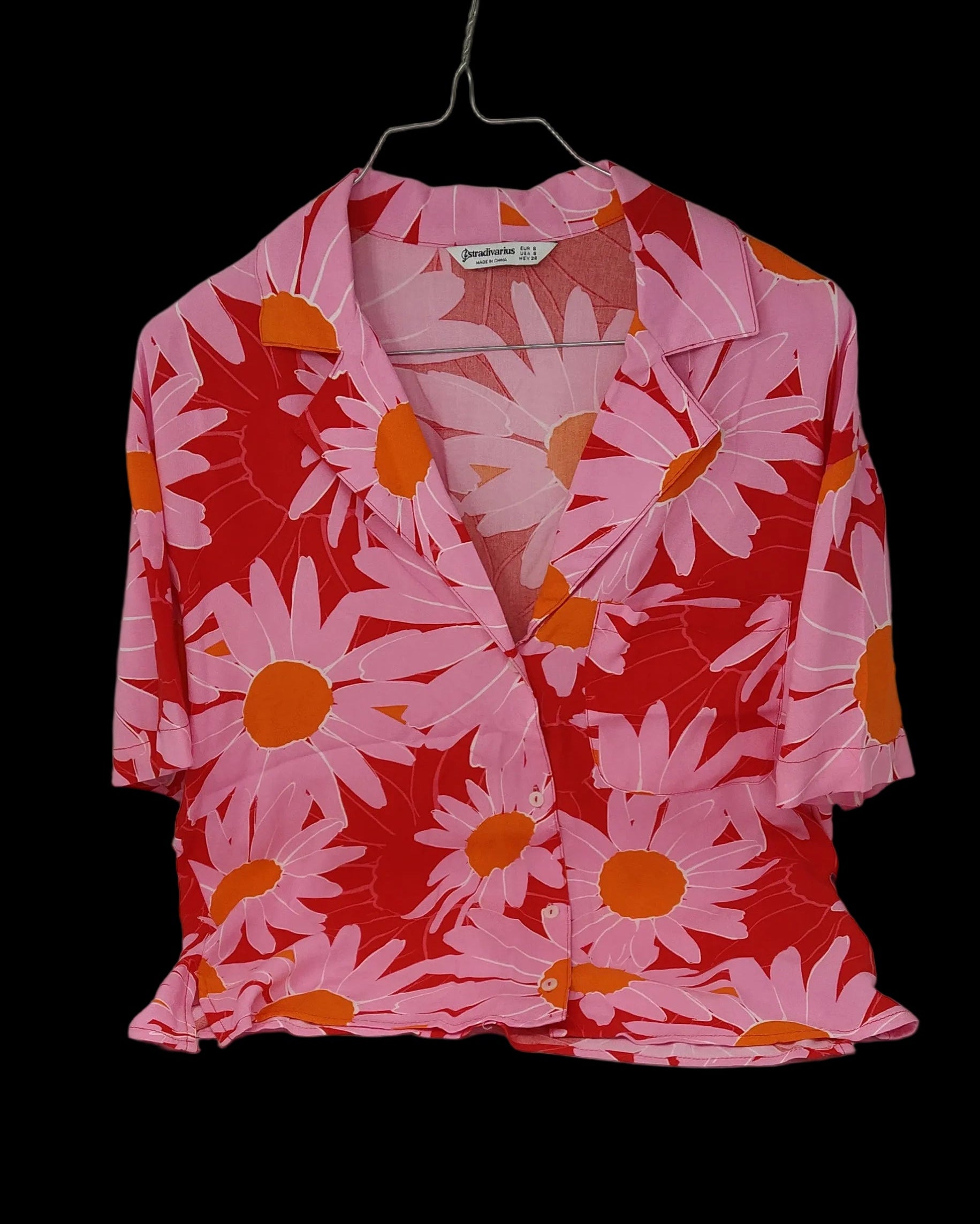 Stradivarus Camicia Fiorata Colorata S