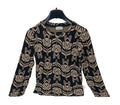 Susy Mix Tuta  Nero Fiorato Beige Tu