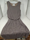 Lakore Abito Tulle Tortora Paiett 40