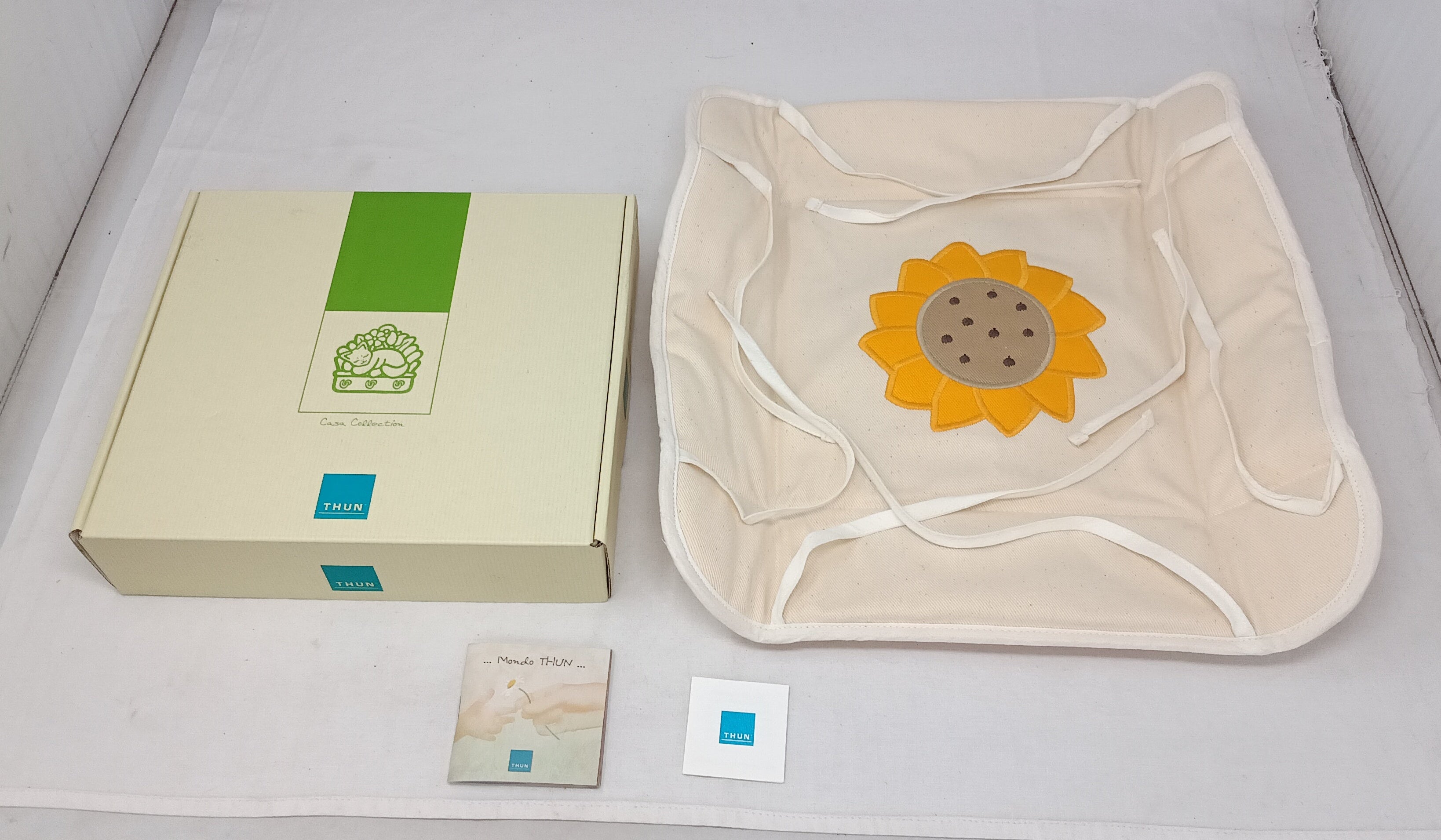 Thun Casa Collection Portapane Tessuto Effige Girasole Con Scatola Nuovo
