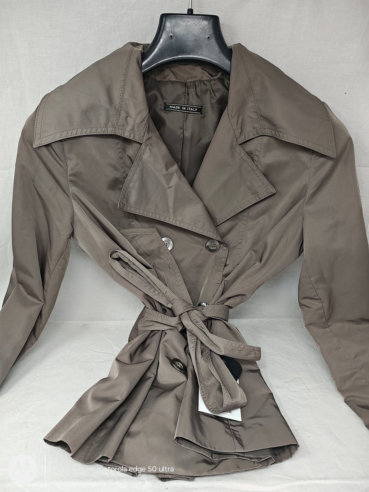Made In Italy Trench Tortora 42