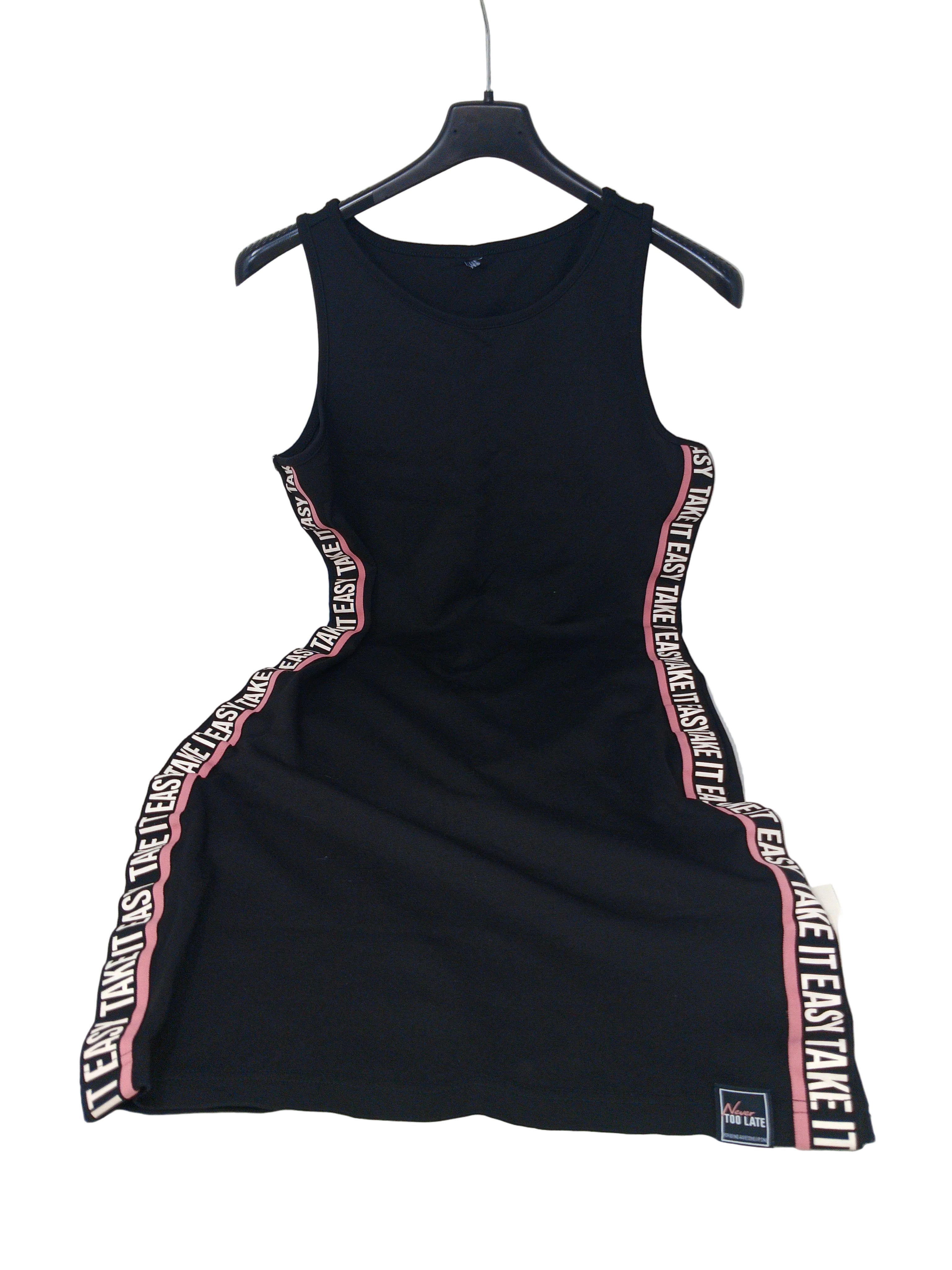 New Too Late Abito Nero M