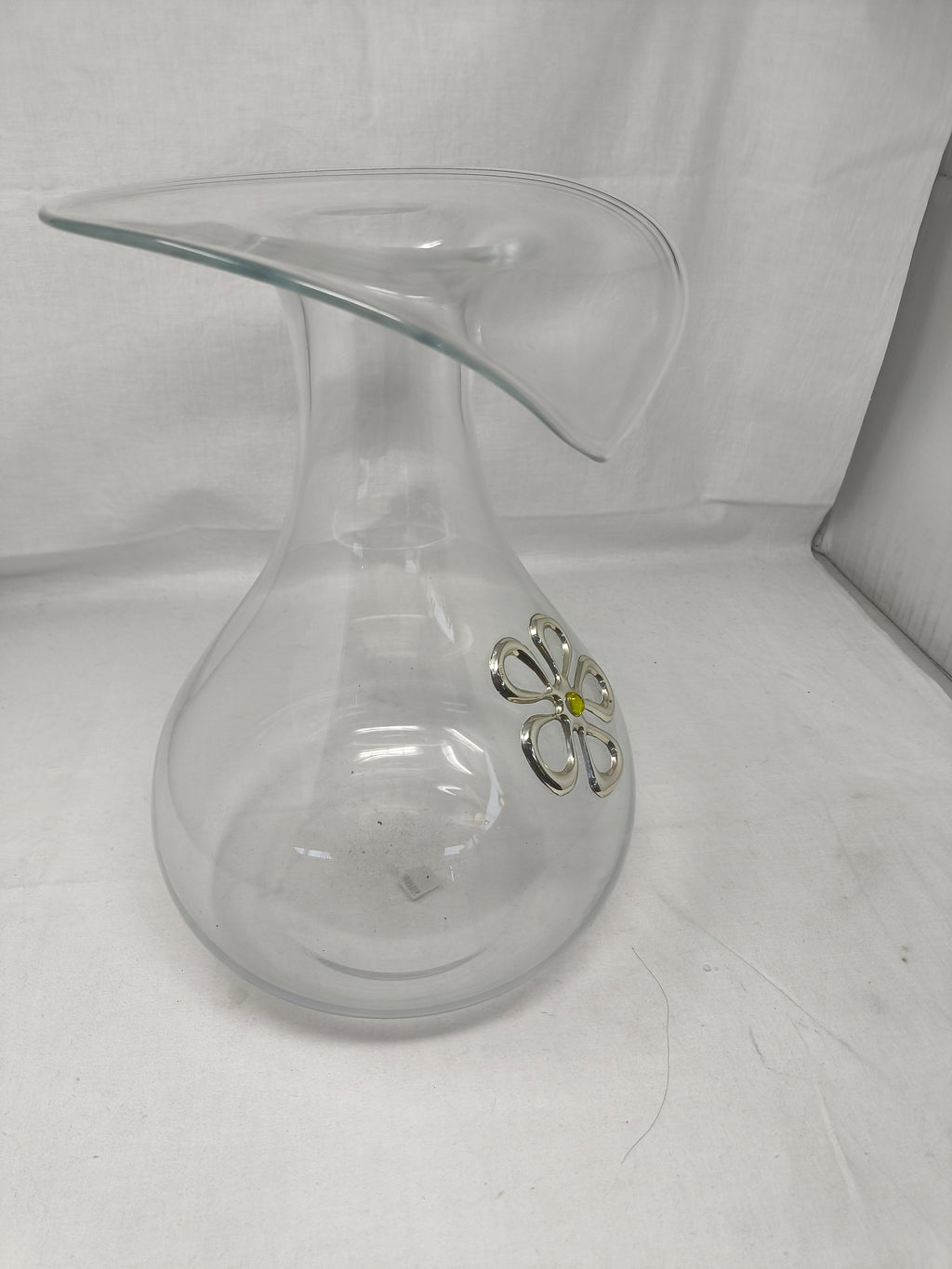 _argenesi Vaso Cristallo H 32 Cm Fiore Arg