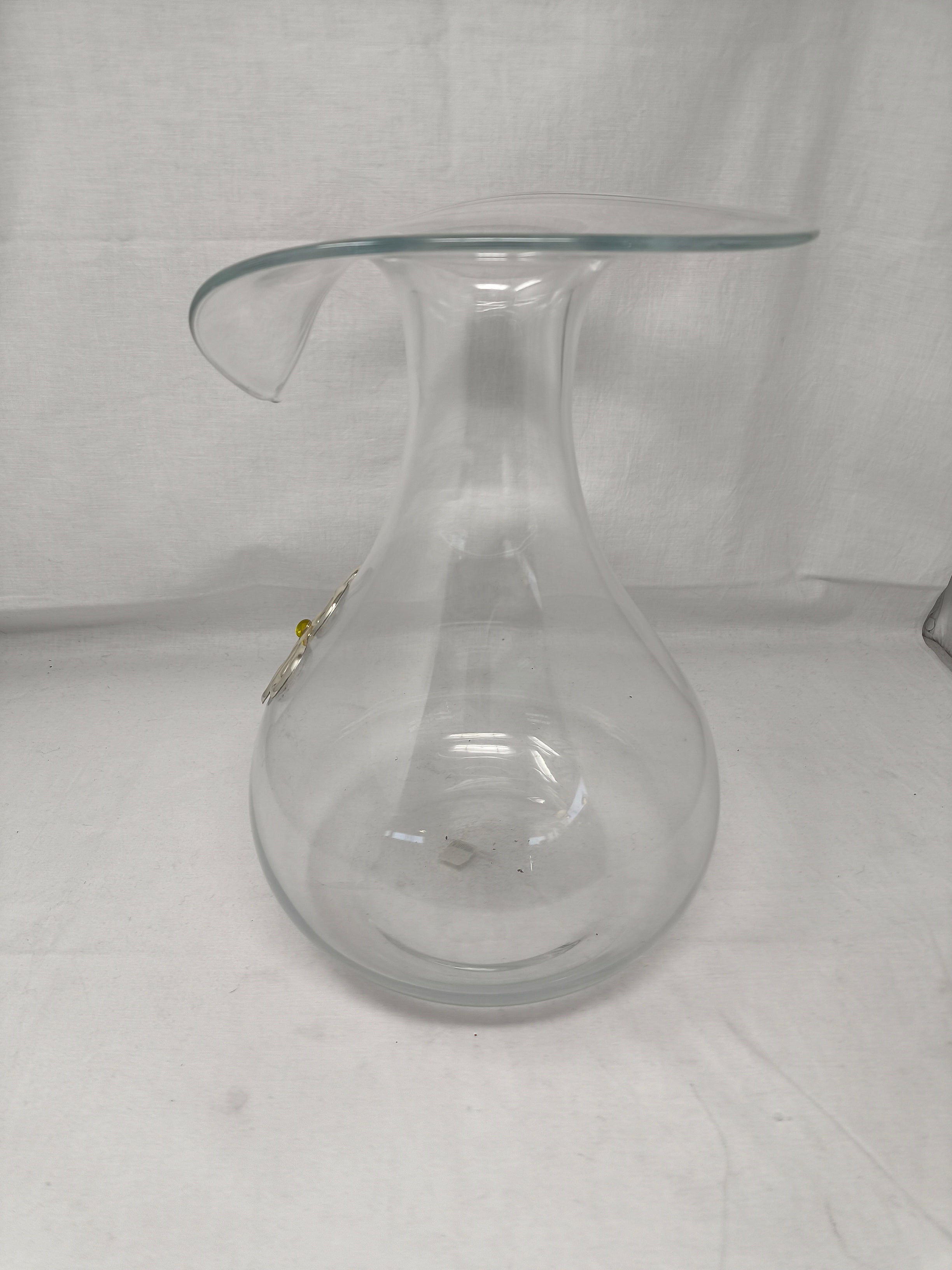 _argenesi Vaso Cristallo H 32 Cm Fiore Arg