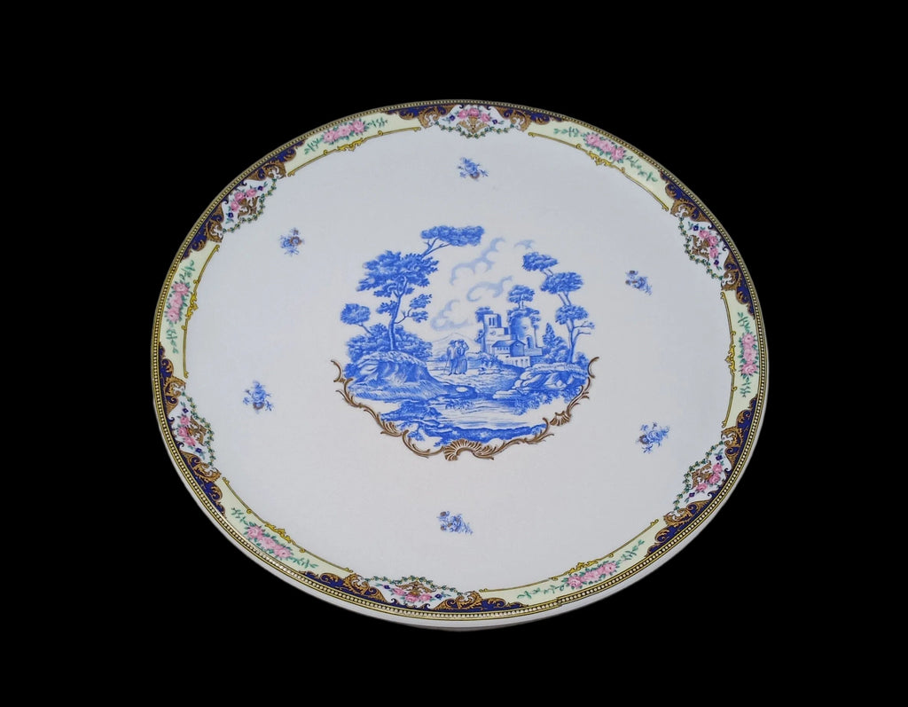 Depos Limoges Servizio The Ceramica 6 Tazzine + Vassoio + Teiera + Zuccheriera + 2 Brocche Latte