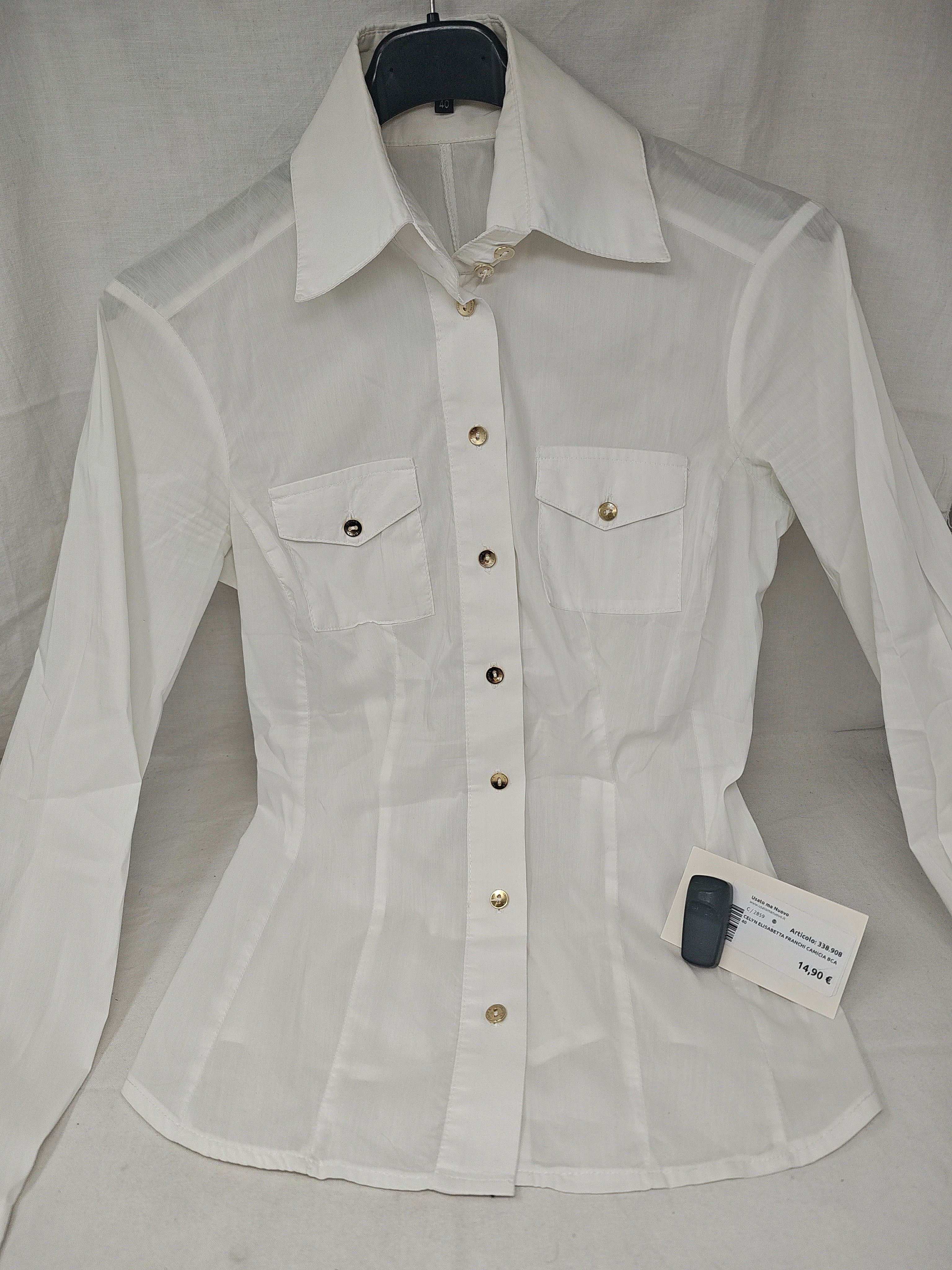 Celyn Elisabetta Franchi Camicia Bca 40