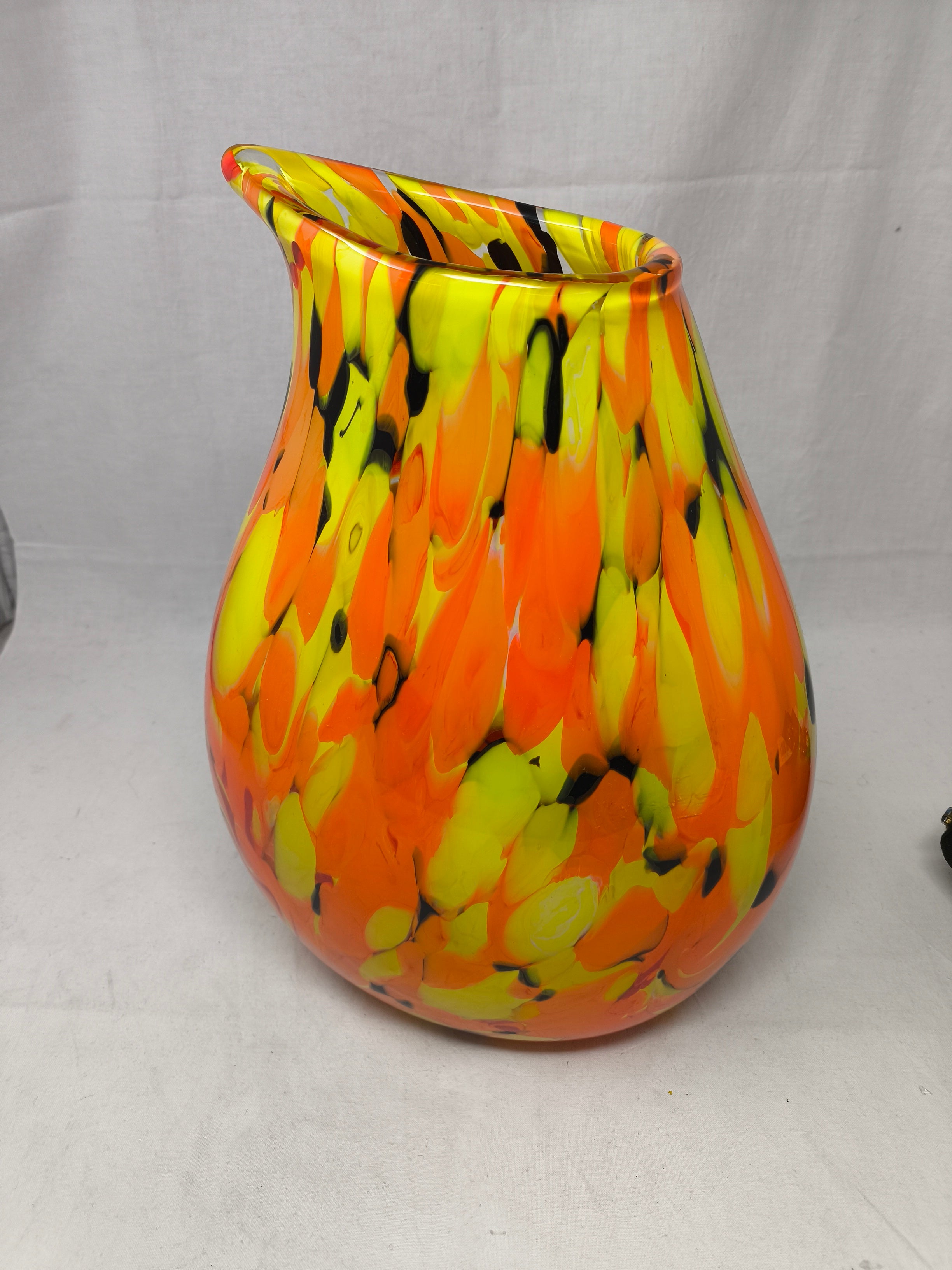 _murano Stupendo Imponente E Pesante Vaso, Quasi Certamente Di Cà D'oro H.34cm Peso. 3.9kg