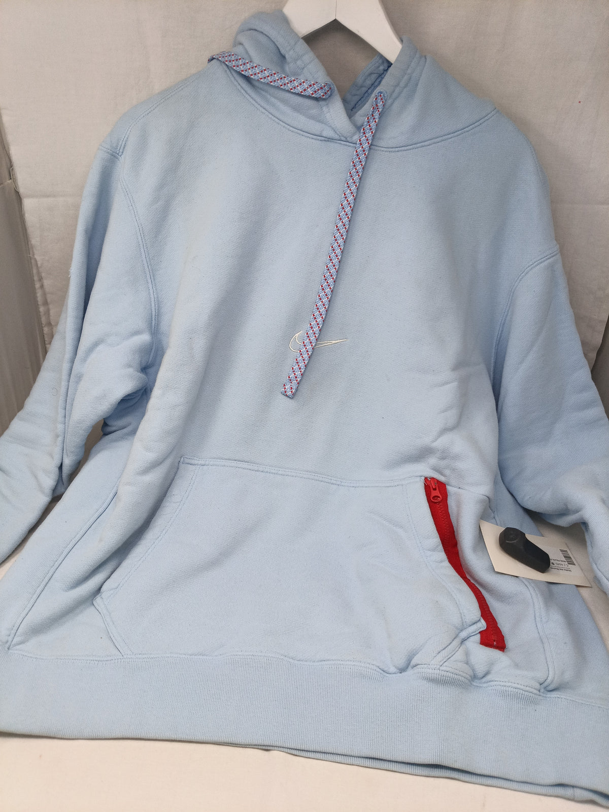 Nike Felpa Azzurra Con Cap L
