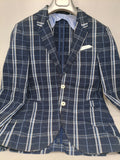 Zara Man Giacca Qrt Blu Azz 46