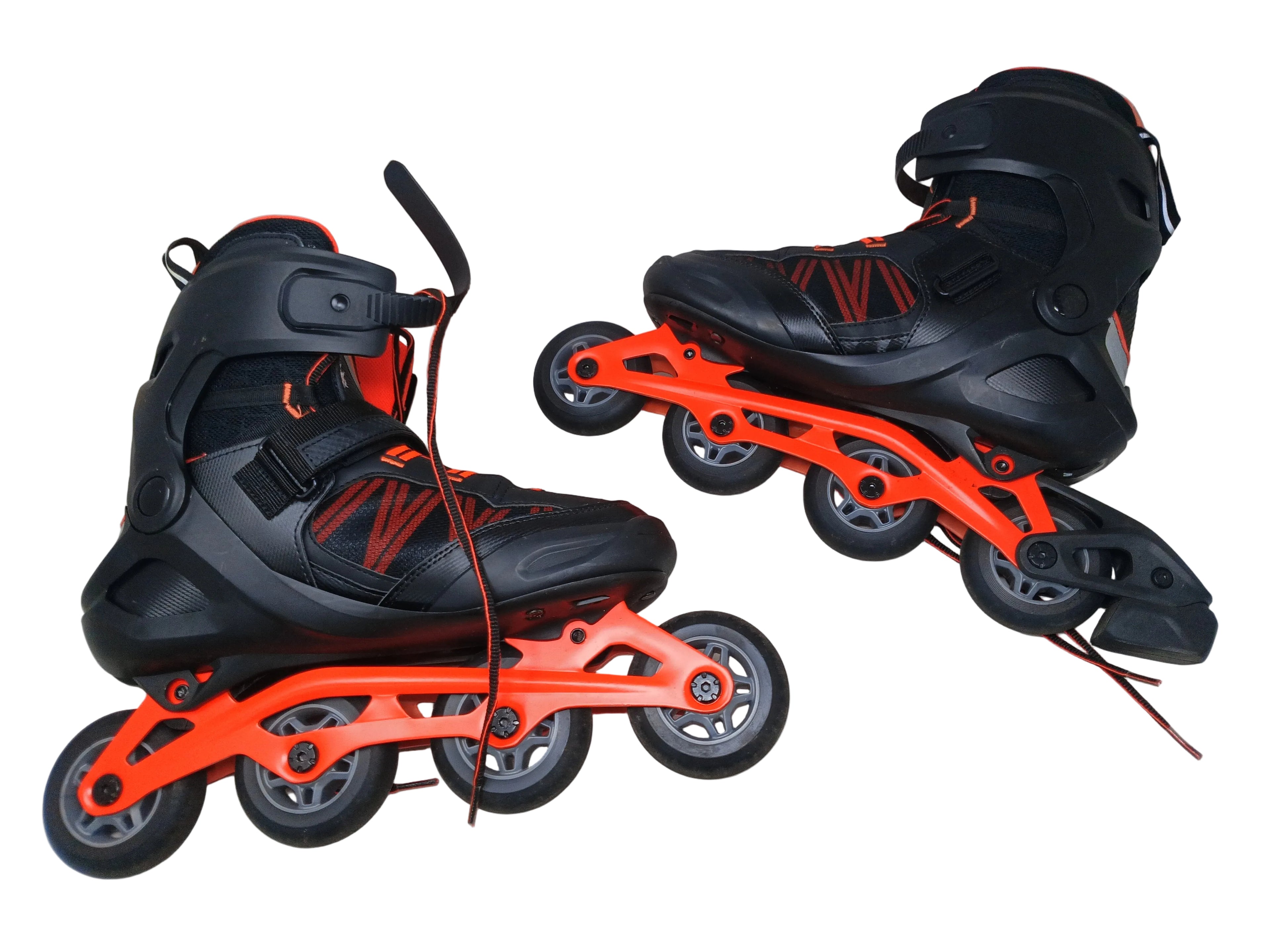 Oxelo Pattini In Line Adulto Abec7 Aluminium 6463 Nr43 Come Nuovi