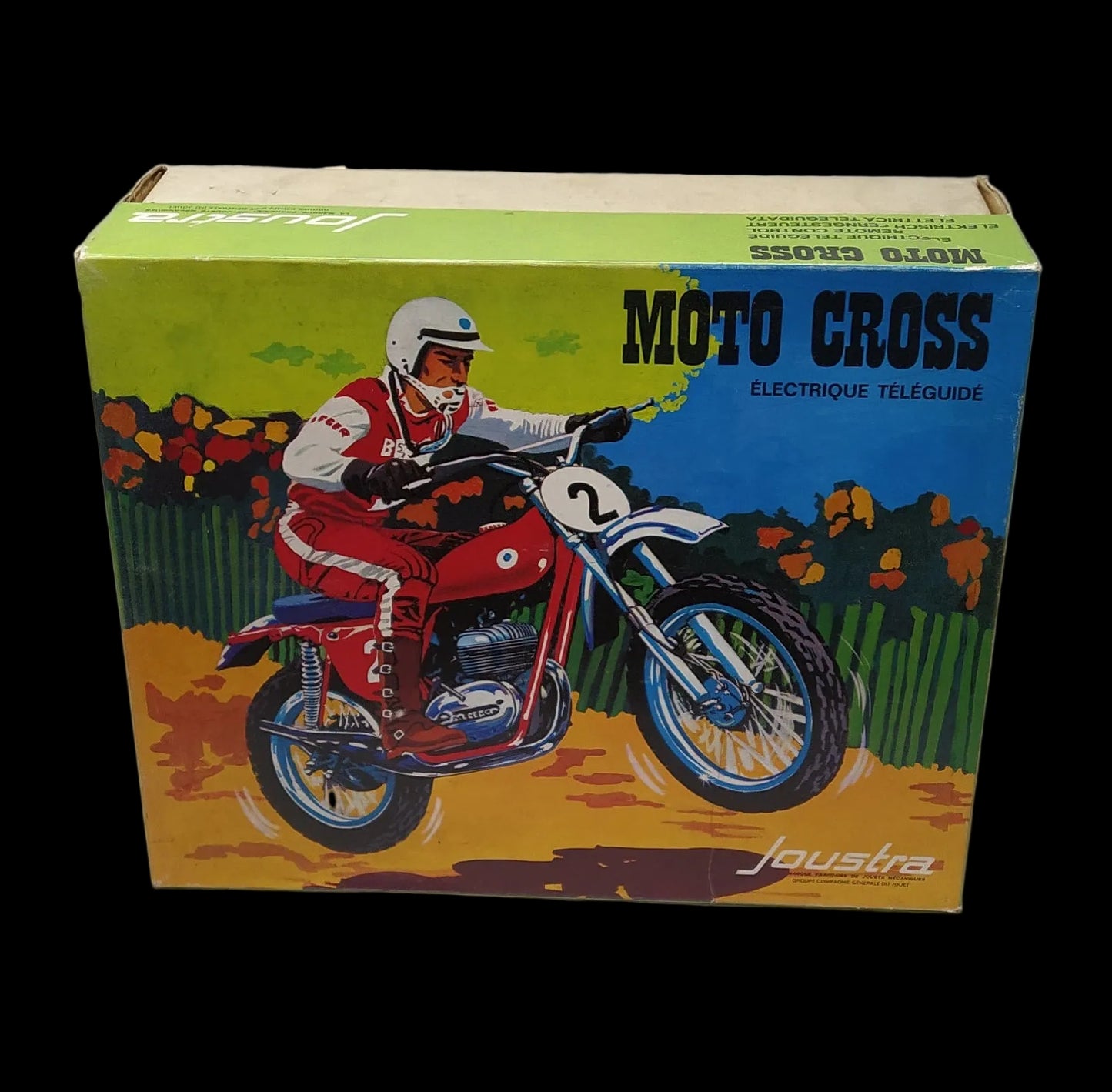 Joustra Moto Cross Filo Guidata Gioco Vintage Anni 60  (vano Batterie Non Si Chiude Bene Ma Nulla Di Eclatante)