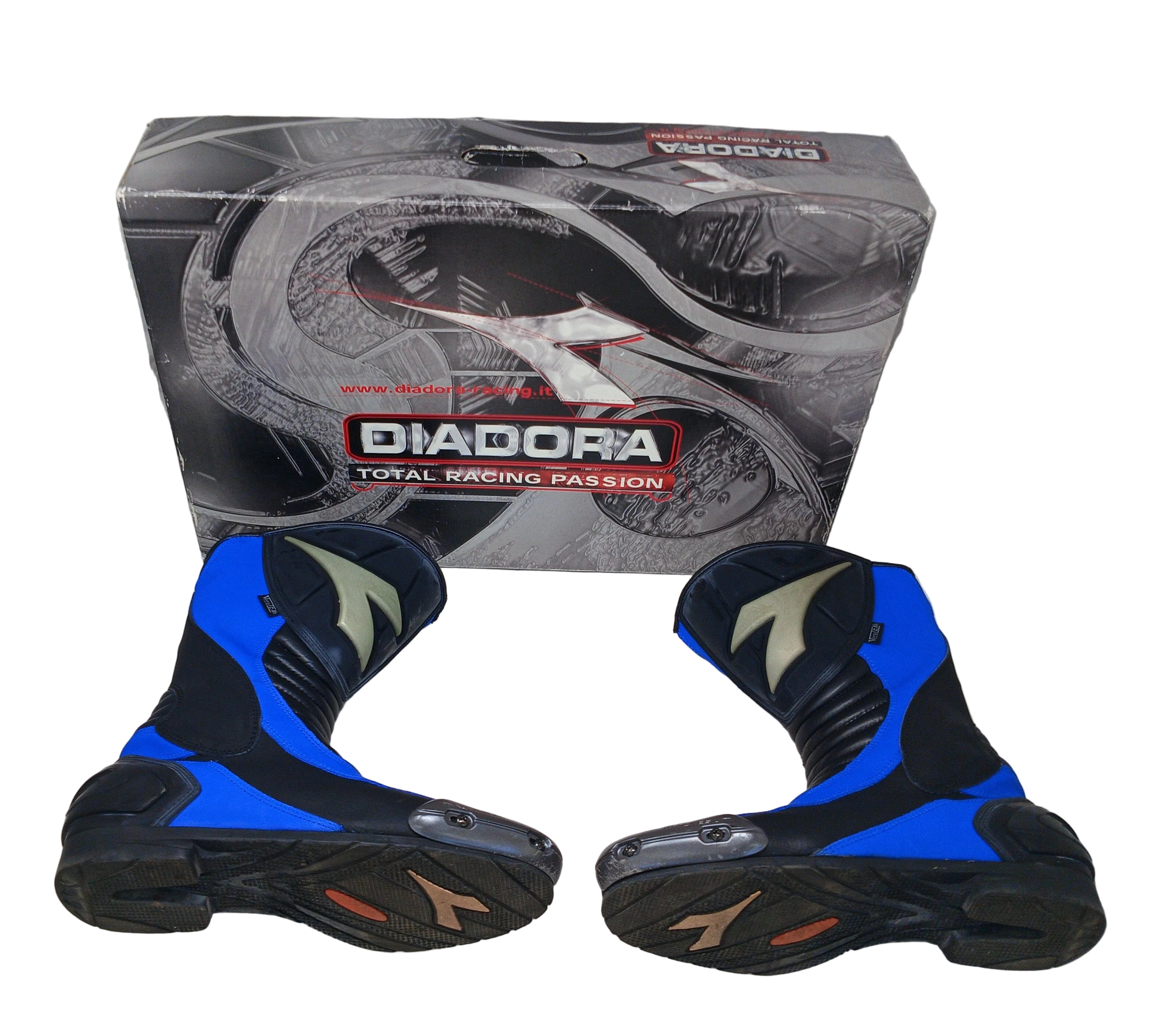 Diadora Stivali Da Moto Neri/blu 44 Con Scatola