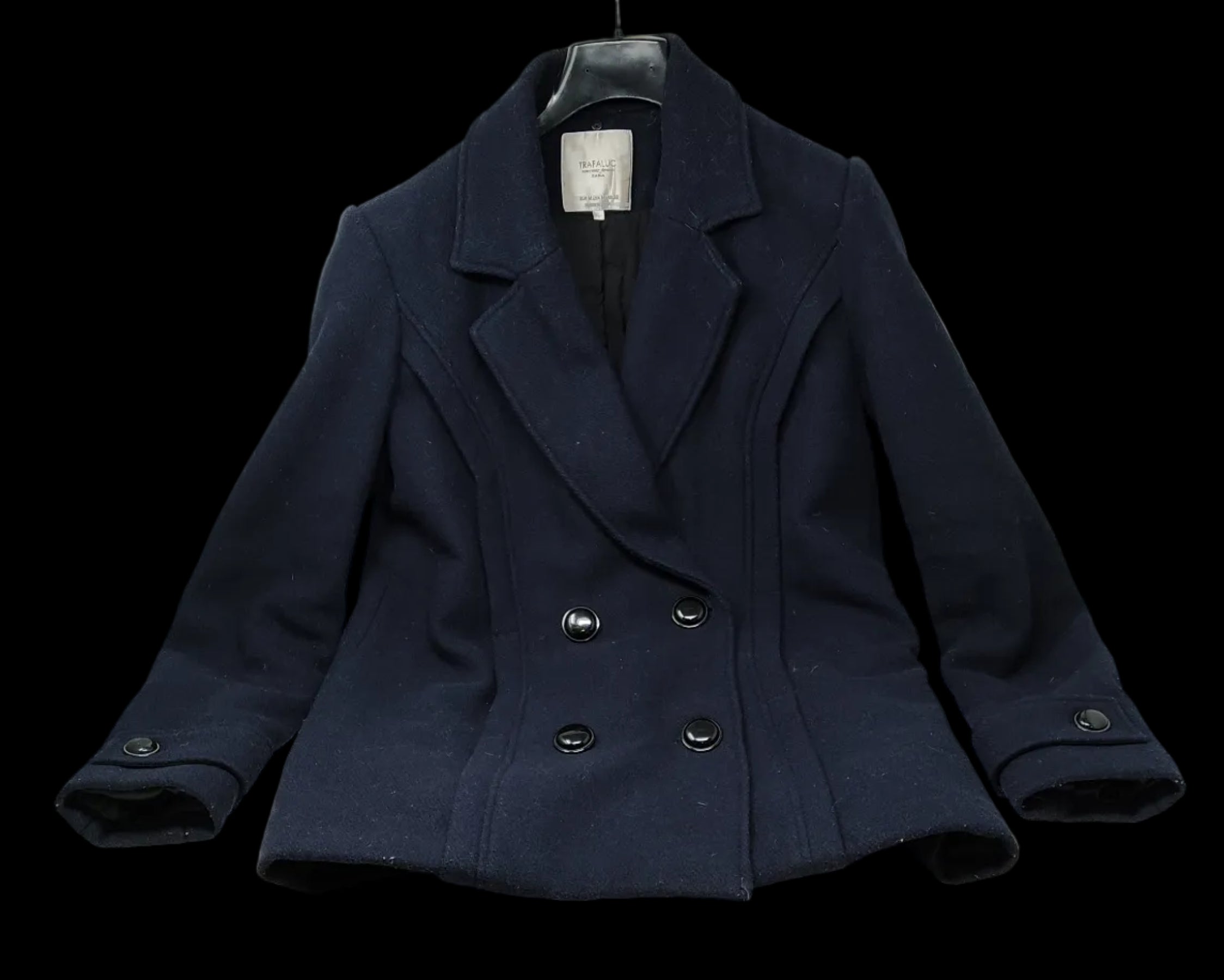 Zara Cappottino Blu M