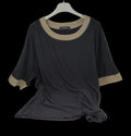 Ragno Maglietta Nera Beige Xl