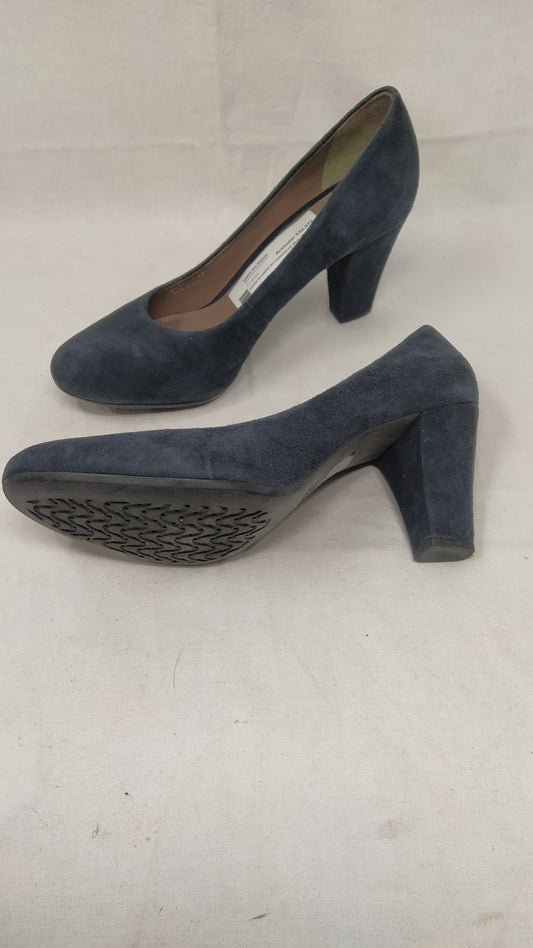 Geox Scarpe In Camoscio Blu  38