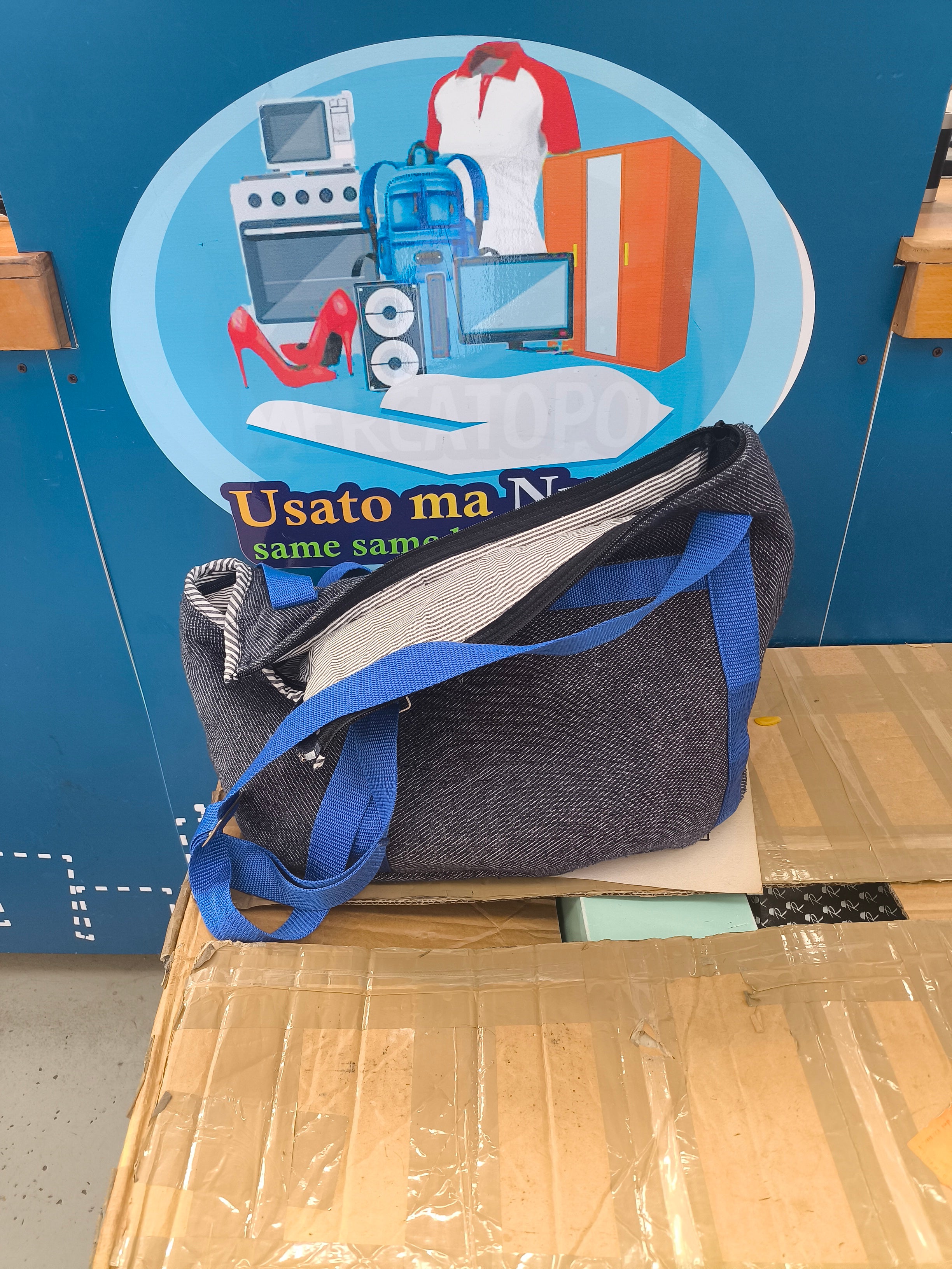 Trasportino Per Piccoli Animali Tracolla Blu