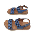 Clarks Sandali Pelle Blu Intrecciata 38