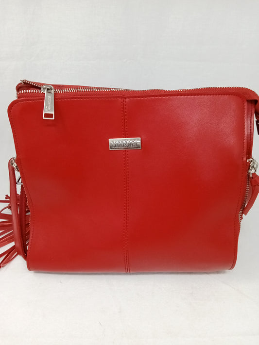 Georges Rech Borsa A Tracolla In Pelle Rossa