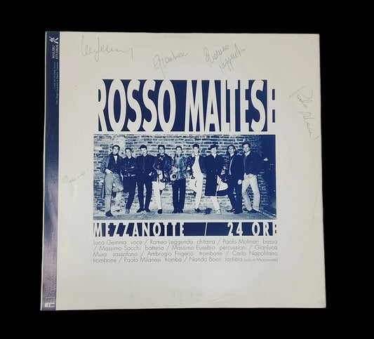 Lp 33 Giri Rosso Maltese – Mezzanotte / 24 Ore Firmato