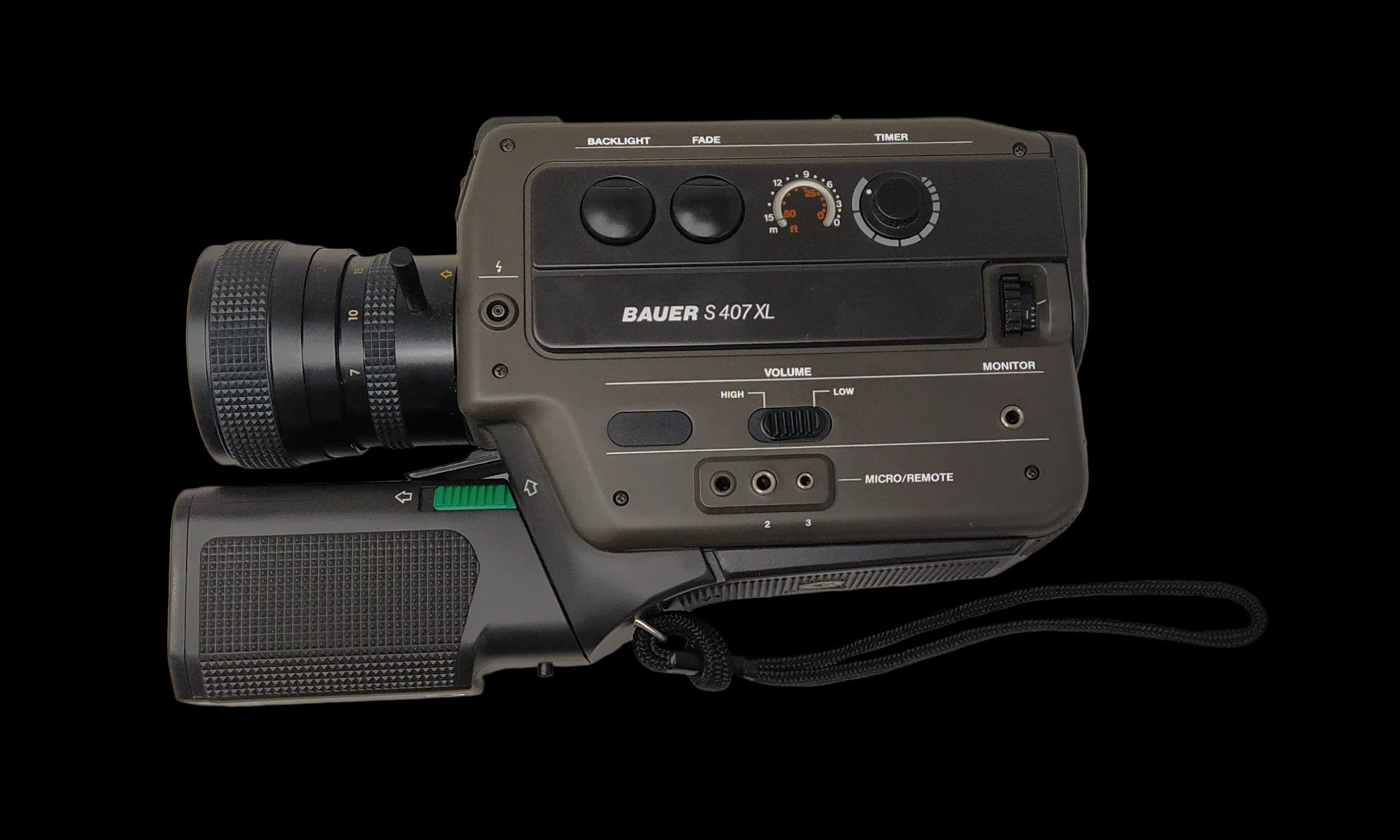 Bauer S 407xl Videocamera Super 8 Con Microfono + Accessori Funzionante (manca Gomma Oculare)