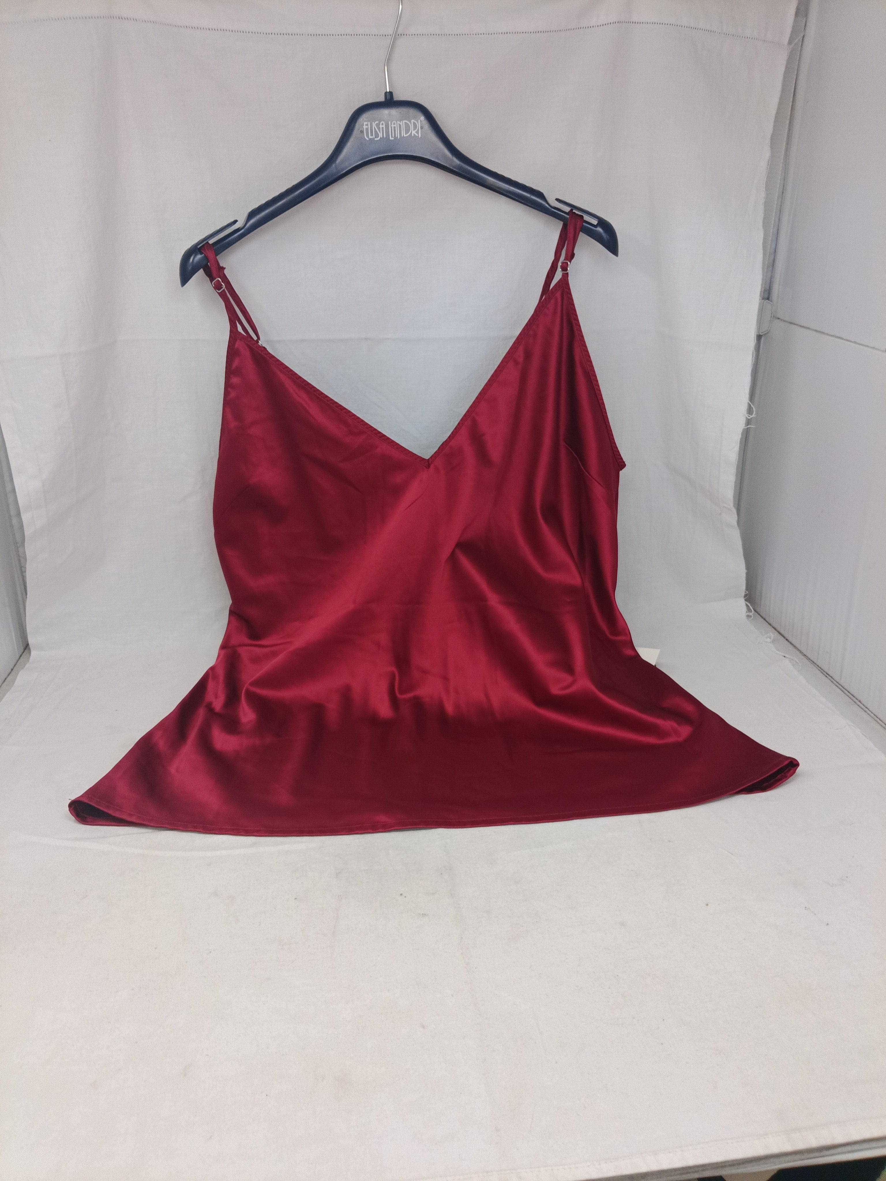 Zara Canotta Raso Bordeaux  L