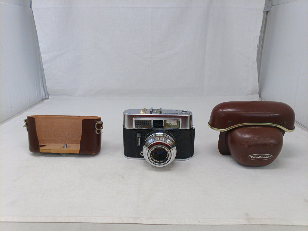 Voigtlander Vito Cl Macchina Fotografica Analogica Con Custodia Pelle