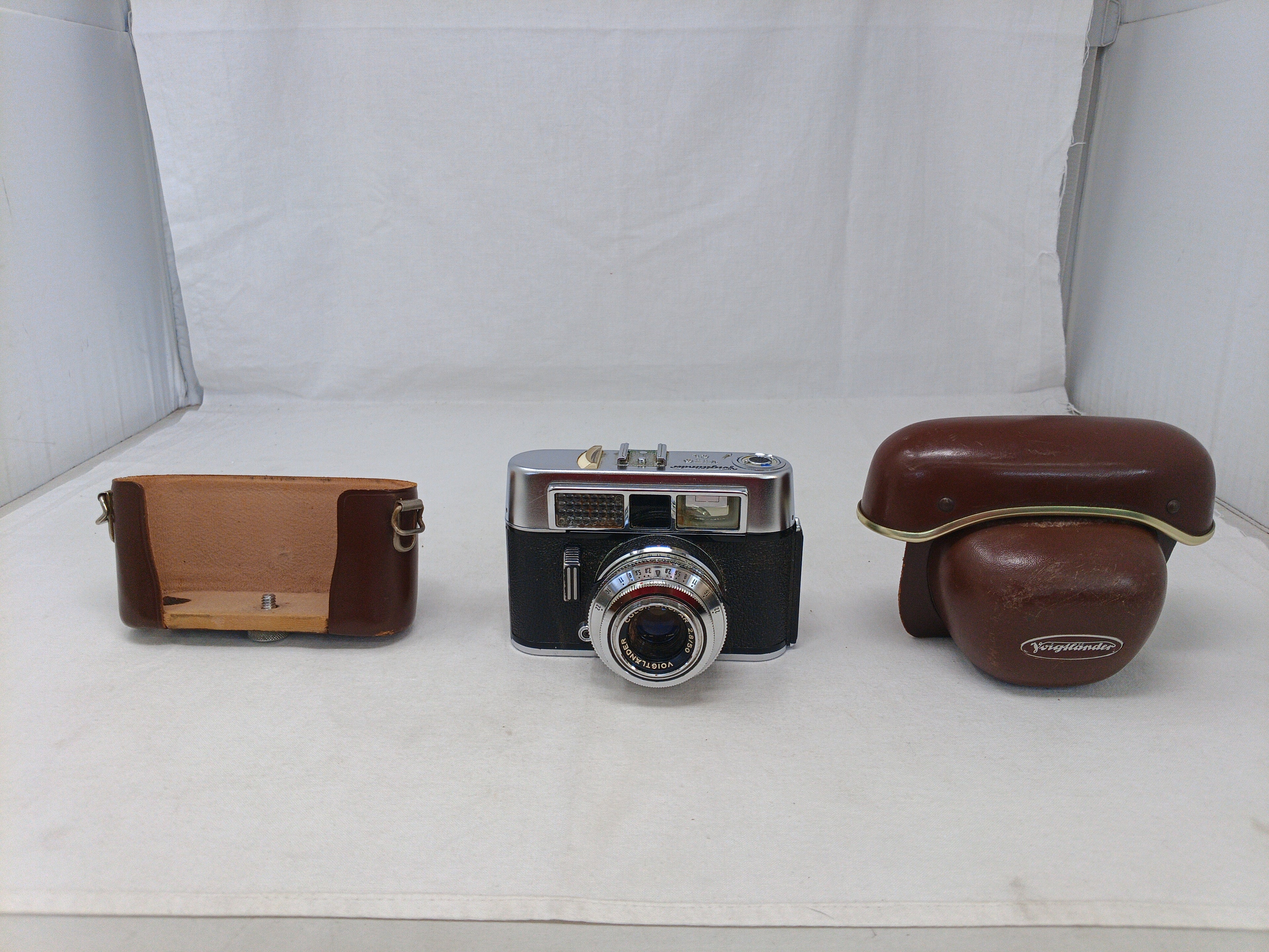 Voigtlander Vito Cl Macchina Fotografica Analogica Con Custodia Pelle