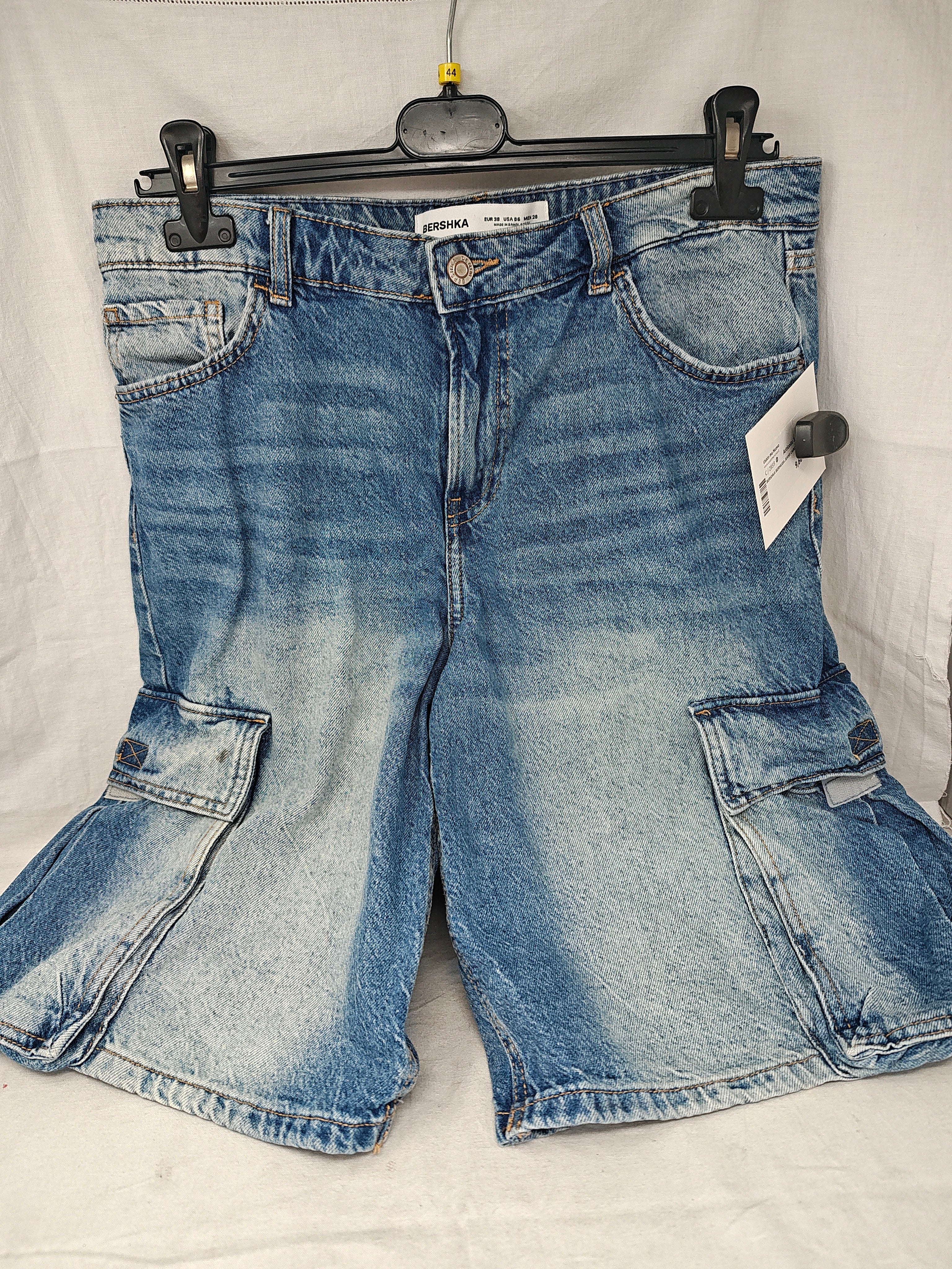 Bershka Bermuda Jeans Cargo 38