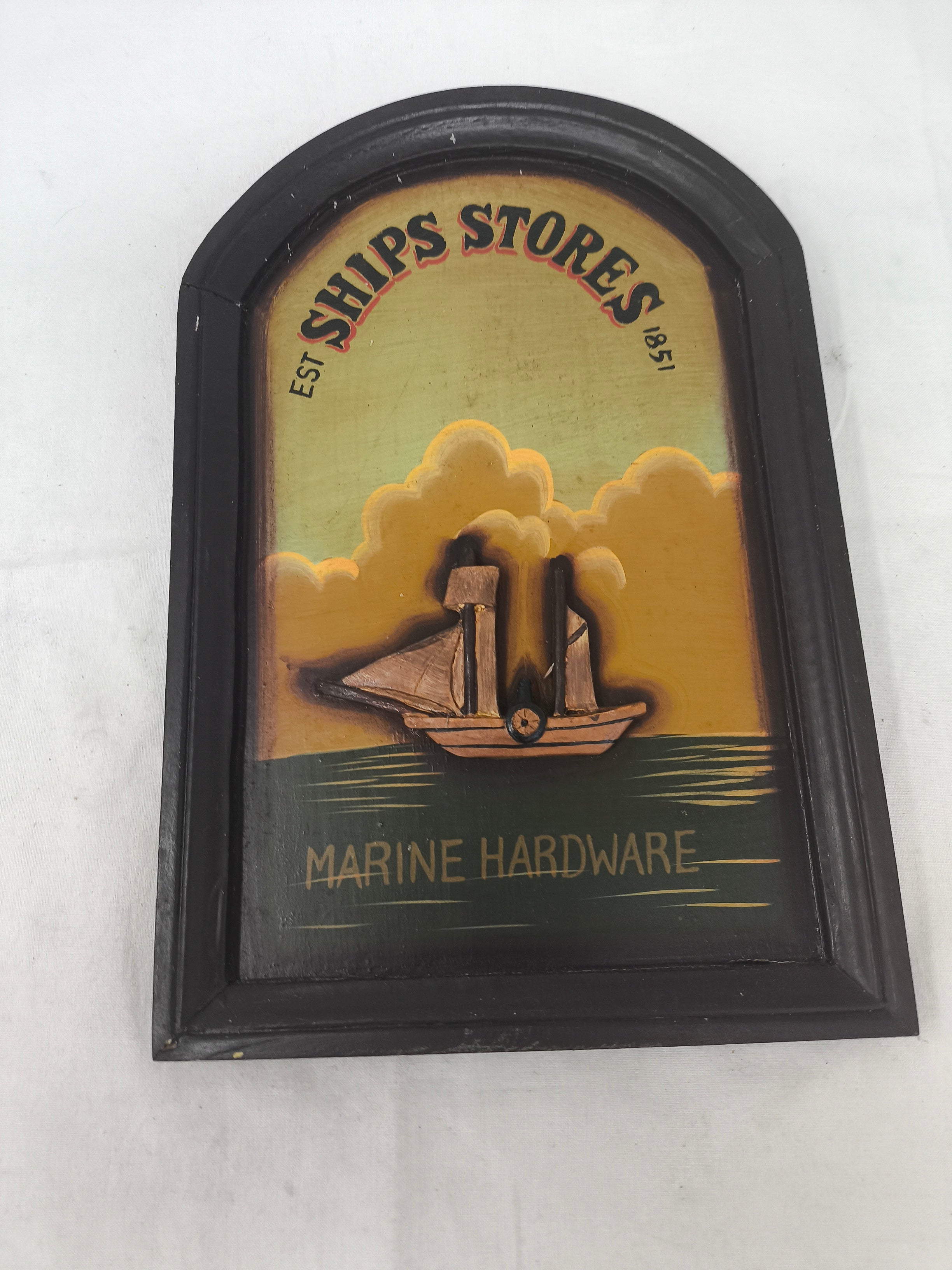 Targa Legno Marine Hardware 20x30