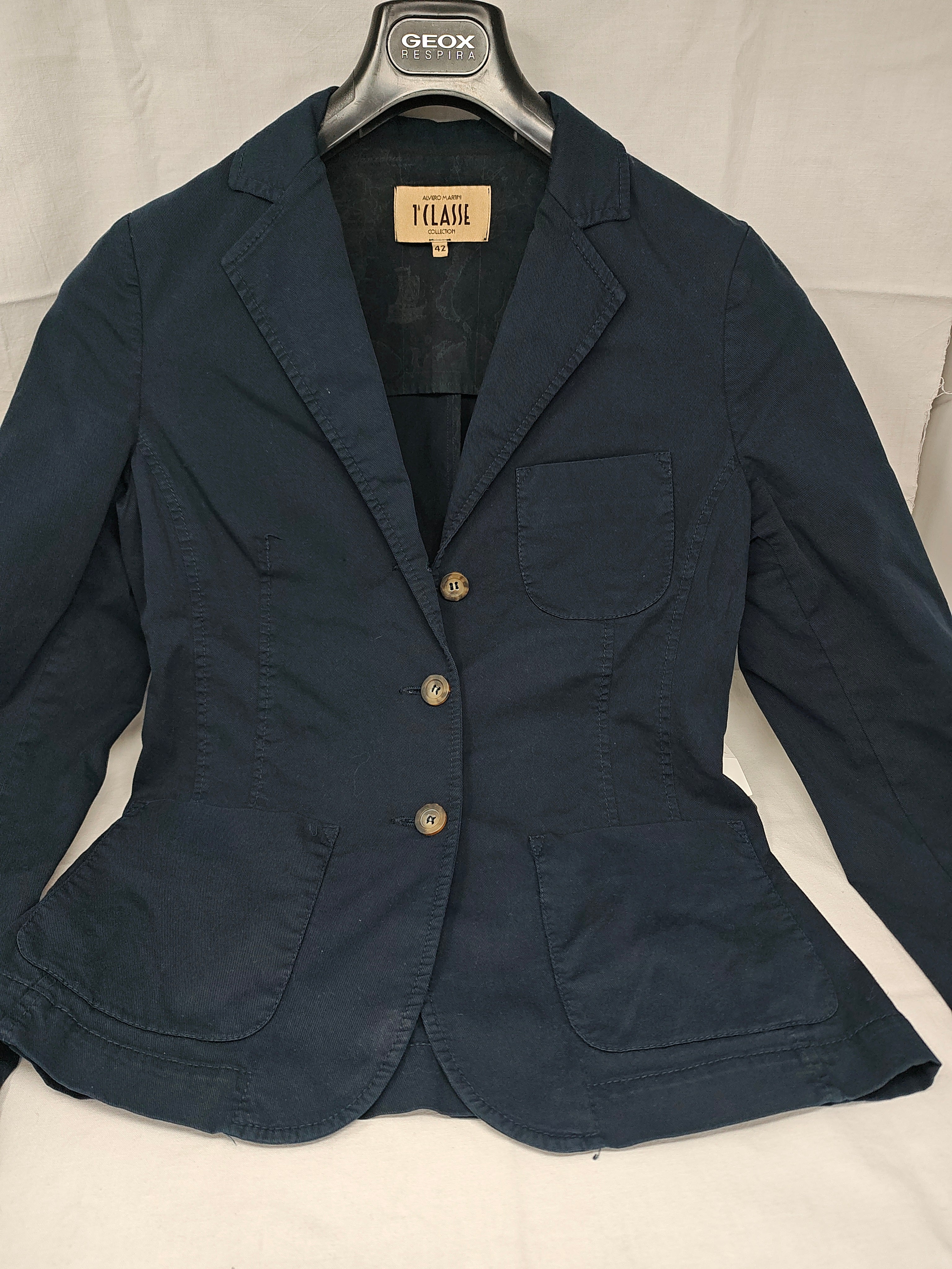Alviero Martini Prima Classe Giacca Blu 42