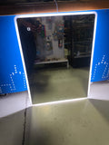 Specchio Da Bagno Senza Cornice Retro Illuminato Led Mis.60x80