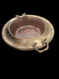 Grande Sottovaso In Rame Con Manici ø43cm