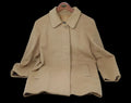 Kitson Cappotto Misto Chasmere Nocciola 42 Senza Cinturina