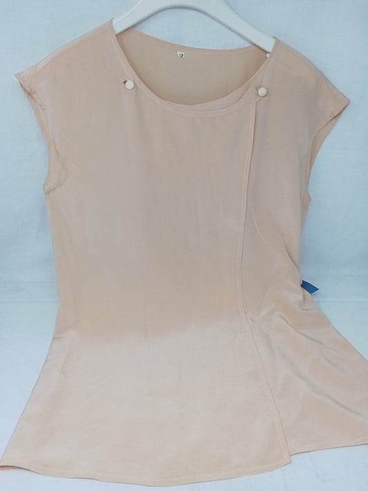 Camicia In Seta Salmone 42