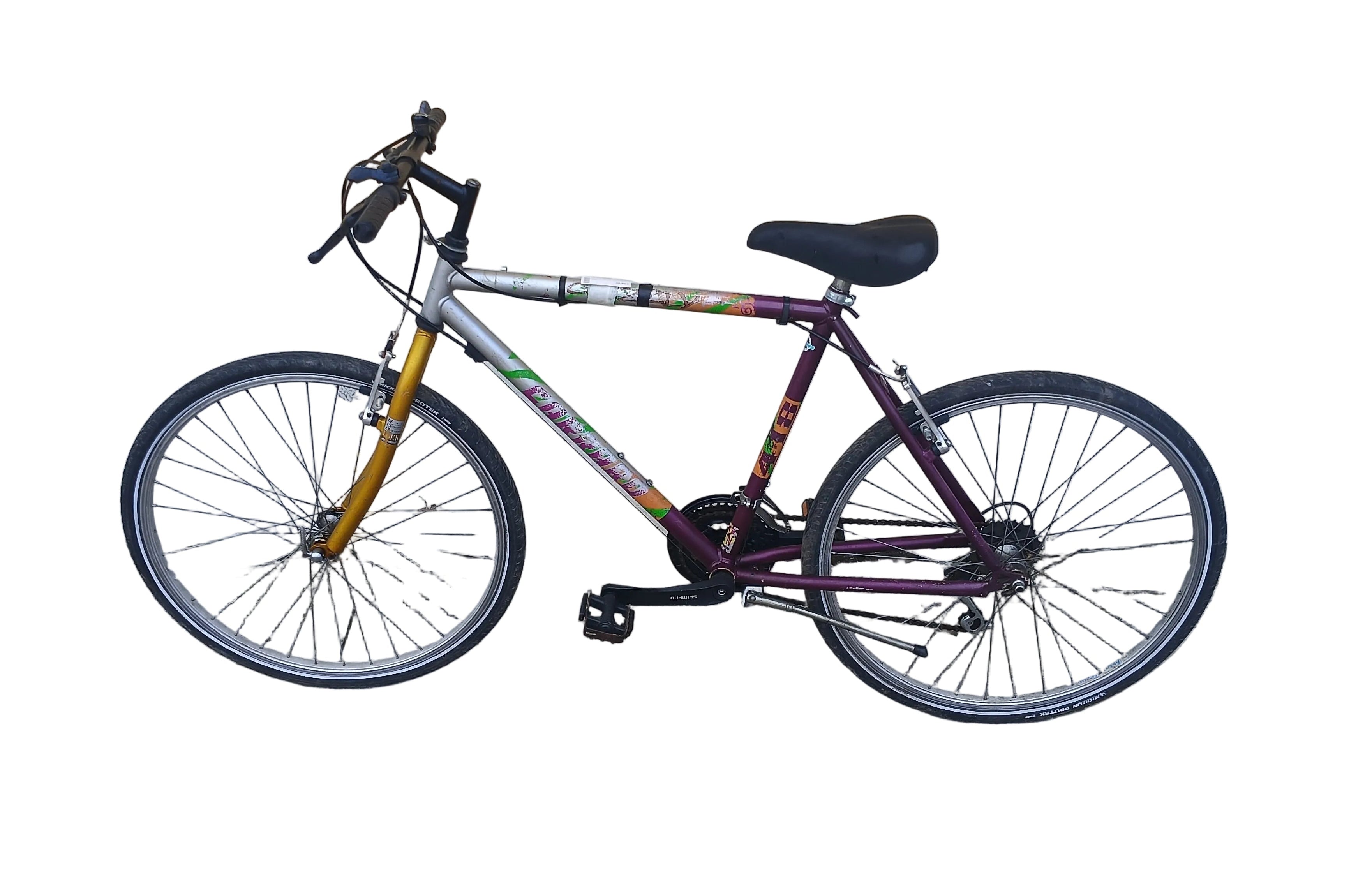 Bicicletta Carraro 418 Mtb Grigio/fucsia