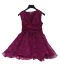 Camomilla Abito Tulle Fiorato  Viola 44