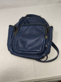 Zainetto In Pelle Blu
