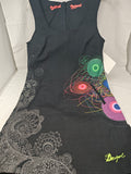 Desigual Abito Bnero Con Fantasia Colorato 40
