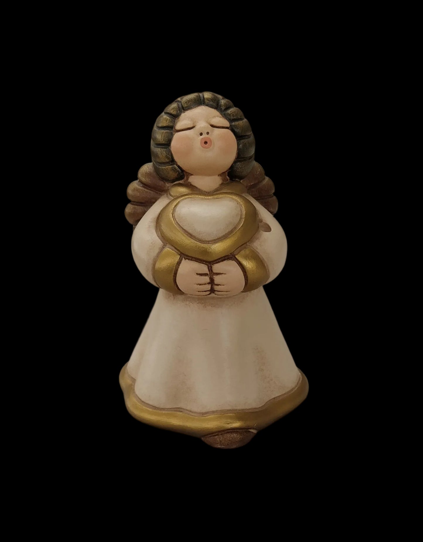 Thun Angioletto Con Cuore In Mano H 10cm