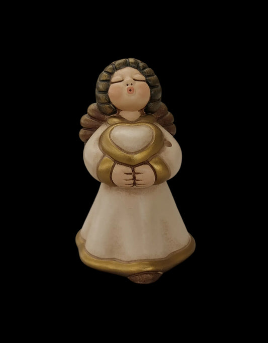 Thun Angioletto Con Cuore In Mano H 10cm