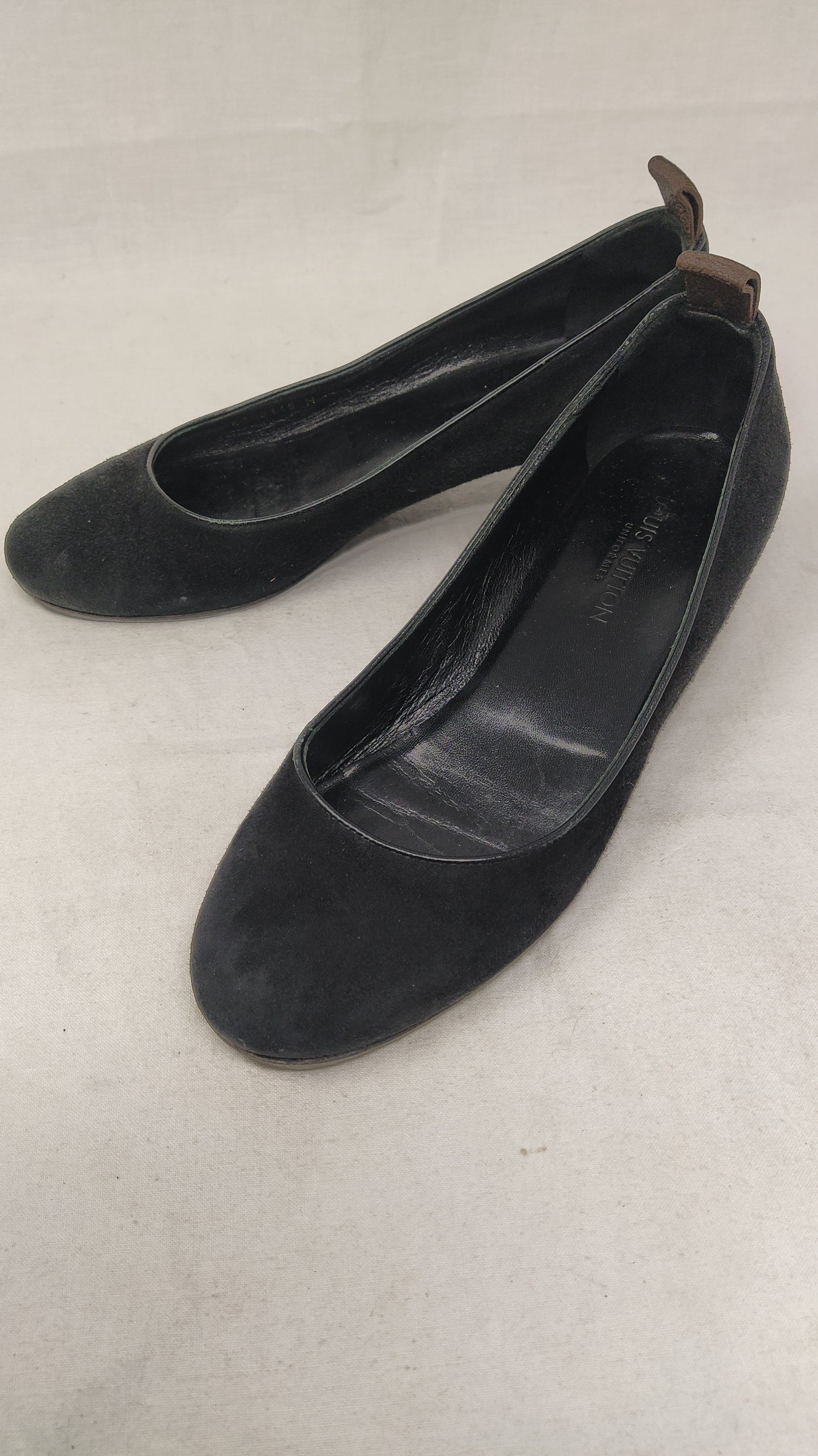 Louis Vuitton Ballerina Nera Camoscio Nera 36