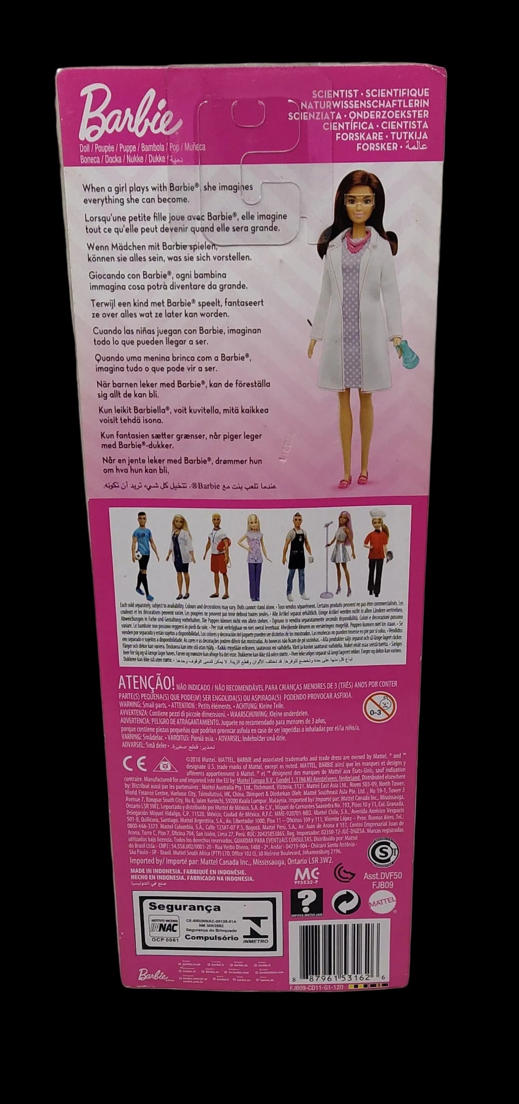 Barbie Bambola Scienziata Per Sognare In Grande, Fjb09